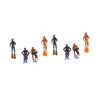 OHPHCALL 8pcs PVC Diver Ornaments Desktop Decor for Boys and Girls Toys Sand Art Craft Set view 1