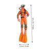 OHPHCALL 8pcs PVC Diver Ornaments Desktop Decor for Boys and Girls Toys Sand Art Craft Set view 2
