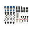 1Set Aluminum Alloy Hydraulic Shock Absorber for Tamiya RC Car GF-01/G6-01/WR-02/XV-01 Long Shock Absorber view 1
