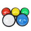 1pcs Game Accessories Button 60mm Convex Big Circle with Light Button Pattle Game Machine Circle Button Switch Reset(Yellow-1) view 3