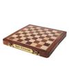 14-inch Personalized Wooden Chess Set with Golden Plaque  Magnetic Folding Chess Board, Leather Sling Bag, Extra Queen  Elegant Travel Chess Set for Adults, Gift Idea view 2