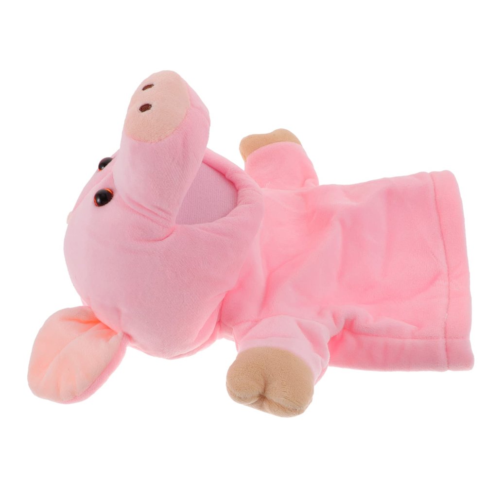 Abaodam Adorable Plush Pig Hand Puppet for Interactive Early Educational for Parent Playtime Great for Role Playing and Storytelling