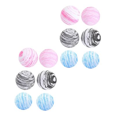 CORHAD 12pcs Planets Design Eva Bouncy Balls Jumping Balls Game Decompression Toys Boys and Girls Playthings