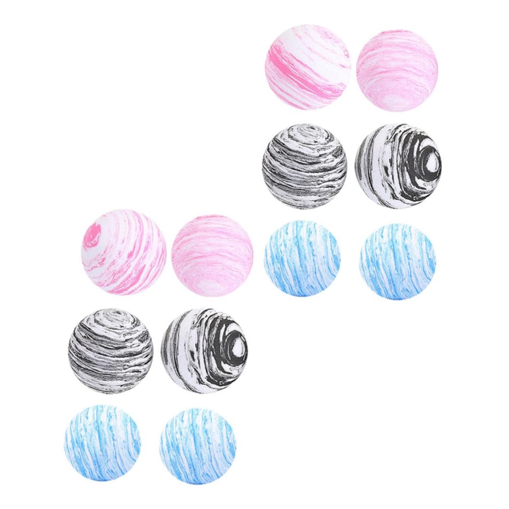 CORHAD 12pcs Planets Design Eva Bouncy Balls Jumping Balls Game Decompression Toys Boys and Girls Playthings