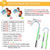 Rescue Hook Stick Electrical Safety Commercial High Voltage Insulated Rescue Hook, Anti-Electrocution Fire Electrical Safety Pole Tool Life-Saving Rod with Non-Slip Handle, for Power Station/Factory E view 2