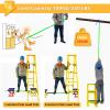Rescue Hook Stick Electrical Safety Commercial High Voltage Insulated Rescue Hook, Anti-Electrocution Fire Electrical Safety Pole Tool Life-Saving Rod with Non-Slip Handle, for Power Station/Factory E view 3