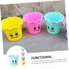 Alipis 5Pcs Thick Beach Buckets Portable Small Sand Buckets for Multi Purpose Sand Playing Tools Random Colors for Water Play and Digging view 4