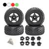 4Pcs 109mm 1/8 1/10 Short Course Truck Tire with 12mm 14mm 17mm Hex(Green) view 2