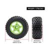 4Pcs 109mm 1/8 1/10 Short Course Truck Tire with 12mm 14mm 17mm Hex(Green) view 3