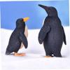 Abaodam 1set Miniature Penguin Model Plastic Adornments for Landscape Decoration Cute Penguin Figures for Decor view 2