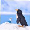 Abaodam 1set Miniature Penguin Model Plastic Adornments for Landscape Decoration Cute Penguin Figures for Decor view 3