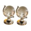 CORHAD 2Pcs Globe for Desktop Decor Aesthetic Geography Globe Decoration Office Accent Present Ball view 1