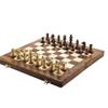 Handcrafted Wooden Magnetic Chess Set Natural Finish with Bonus Black & White Queen Pieces Gift for Game Nights, Travel & Chess Lovers view 1
