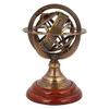 Brass Nautical Armillary Sphere 6" Armillary Brass Zodiac Sphere Globe Vintage Desk Top Armillary view 1