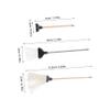 KICHOUSE 1set Miniature Dollhouse Cleaning Tools Realistic Mop Broom and Plunger Accessories for Dollhouse Kitchen and Bathroom Decor for Mini Home Cleaning view 2