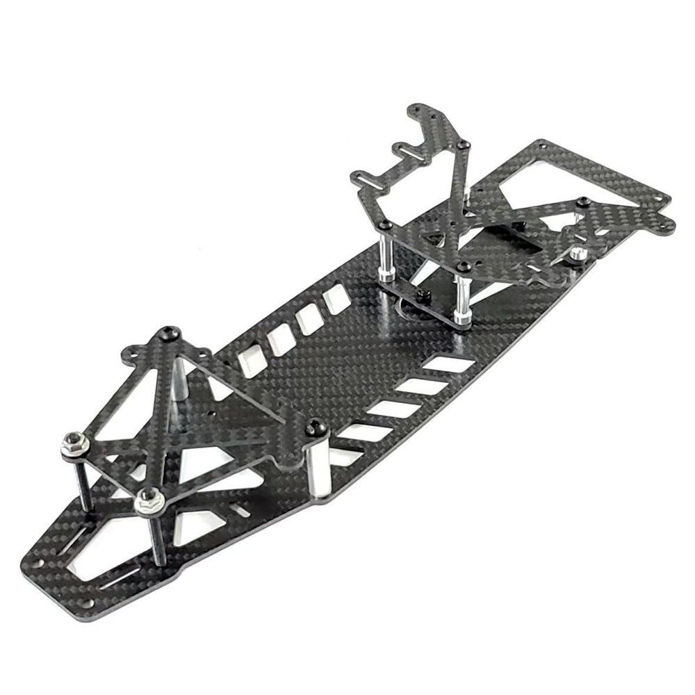 Custom Carbon Chassis kit for Tamiya 1/10 Group C Chassis Mercedes Benz C11