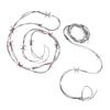 Abaodam 2pcs Halloween Barbed Wire Prop Plastic Gothic Chain for Haunted House Decorations Spooky Costume Parties and Festive Events Realistic Simulation Barbed Wires for Halloween Decor view 1