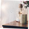 Alipis 4pcs Acrylic Round Display Stands Clear Polished Acrylic Pedestal Base for Jewelry Toys and Cosmetics Stable and Showcase Compact for view 2