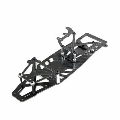 Custom Carbon Chassis kit for Tamiya 1/10 Group C Chassis Nissan 300ZX/HONDA NSX/Ferrari F40