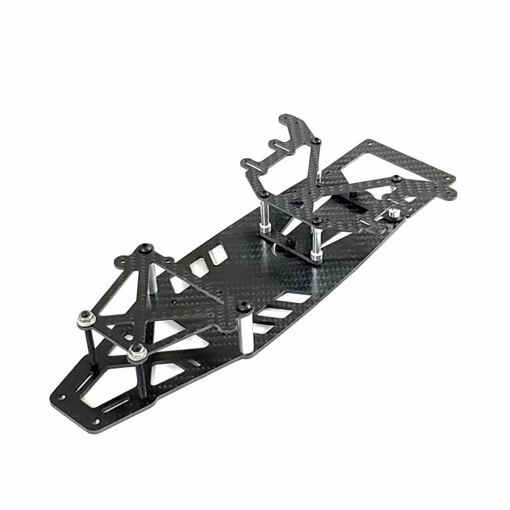 Custom Carbon Chassis kit for Tamiya 1/10 Group C Chassis Nissan 300ZX/HONDA NSX/Ferrari F40