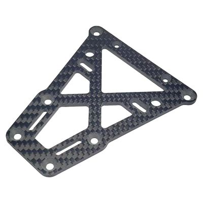 Custom Carbon Front Lower Plate for Tamiya 1/10 Group C Chassis MAZDA787B/Mercedes Benz C11/Porsche956