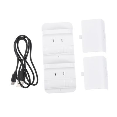 Angoily Controller Dual Charging Station Gamepad Charger Rechargeable Batteries Portable Charger for