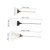 YARNOW 1set Miniature Dollhouse Cleaning Set Realistic Mop Broom and Toilet Plunger for Dollhouse Bathroom Decor Accessory Miniature Scenes view 2