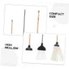YARNOW 1set Miniature Dollhouse Cleaning Set Realistic Mop Broom and Toilet Plunger for Dollhouse Bathroom Decor Accessory Miniature Scenes view 3