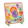SUPVOX 1Set Multifunctional Educational Clock for Weather and Month Matching Learning Tool Early Childhood Development Plaything Random Color view 1