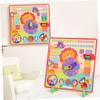 SUPVOX 1Set Multifunctional Educational Clock for Weather and Month Matching Learning Tool Early Childhood Development Plaything Random Color view 3