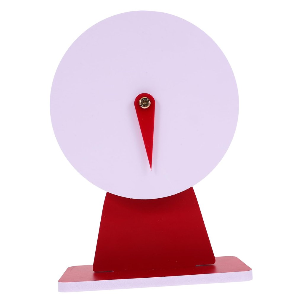 ABOOFAN Raffle Game Turntable Desktop Luck Rotating Wheel Game Wheel Party Supplies Win Prize Turntable