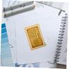 Cabilock Chinese Blessing Amulet Card Taisui Amulet for Compact Lightweight Detailed Workmanship Portable Feng Shui Charm for Luck and view 2