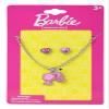 HER Barbie Jewelry Set for Kids, Character Pendant Necklace with Barbie Earrings, Ages 3 view 1