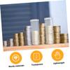 SEWOART 5pcs Coin Storage Tubes Lid Coin Holders Packaging Tube Collectors Supplies Storage for view 3
