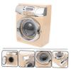 FOYTOKI Adorable Mini Washer Machine Portable Laundry Toy for Boys and Girls Plastic Material view 4