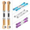 CNC Machined Aluminium Alloy Steering Rod RC Linkage Servo Rod Replacement Accessory for 94111/94188 RC Car Upgrade Parts(Silver) view 3