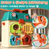 Lehoo Castle Veterinarian Playset for Kids, Pet Vet Toys Doctor Kit for Toddlers 3-5, Critter Clinic Toy with Keys, Pet Care Playset Hospital, Pretend Play Toy for Toddlers 1-3 view 4