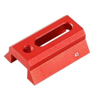 45mm Dovetail Slot Tail Plate Red Astronomical Telescope Accessories Mount Ring 1/4 Screw