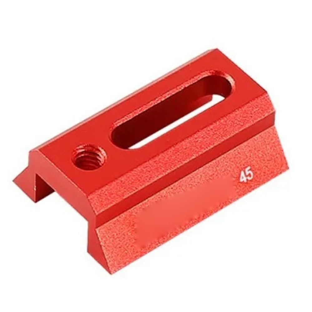 45mm Dovetail Slot Tail Plate Red Astronomical Telescope Accessories Mount Ring 1/4 Screw
