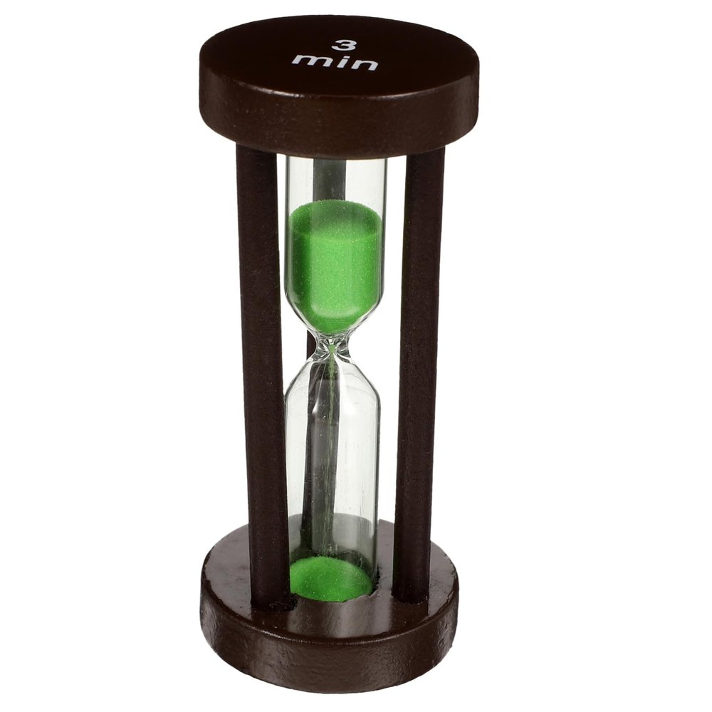 GRIRIW Sand Timer for Boys and Girls Decorative Hourglass Toothbrush Timer for Boys and Girls for Bathroom Games and Study Unique Design Random Sand