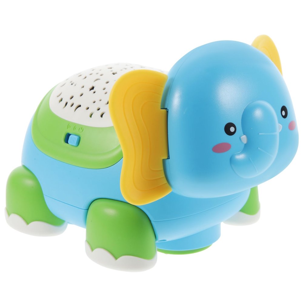 CORHAD Adorable Elephant Baby Toy Crawling Toy for Boys and Girls Musical Stuffed Animal Interactive Baby Plaything