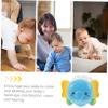 CORHAD Adorable Elephant Baby Toy Crawling Toy for Boys and Girls Musical Stuffed Animal Interactive Baby Plaything view 2