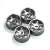 4pcs Drift Tires Tyre Metal Rim TE37 Hub Compatible with 284131 K969 K989 P939 1/28 RC Car Upgrades Parts view 1