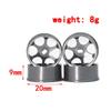 4pcs Drift Tires Tyre Metal Rim TE37 Hub Compatible with 284131 K969 K989 P939 1/28 RC Car Upgrades Parts view 2