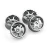 4pcs Drift Tires Tyre Metal Rim TE37 Hub Compatible with 284131 K969 K989 P939 1/28 RC Car Upgrades Parts view 3