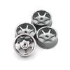 4pcs Drift Tires Tyre Metal Rim TE37 Hub Compatible with 284131 K969 K989 P939 1/28 RC Car Upgrades Parts view 4