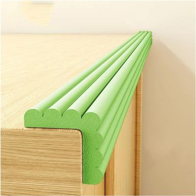 Corner protectorsFoam edge protectors Proofing Edge Guards Padding Adhesive, Furniture Edge and Corner Bumper Guards, Fireplace Bumper Guard for Sharp Corners of Cabinets, Tables(Green a,2m)