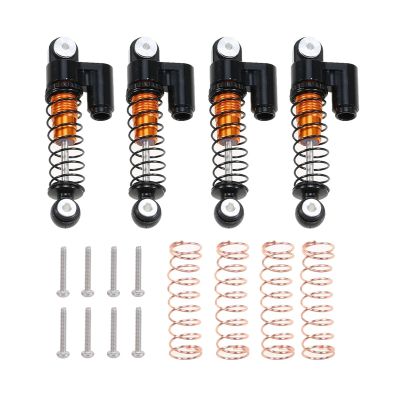 4pcs Metal Shock Absorber 32mm Oil Damper Compatible with 1/24 RC Crawler Car Upgrade Parts(B)