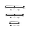 2pcs Metal Handrail Balustrade Armrest 75/135/150mm Compatible with 1/10 RC Crawler(135mm) view 2