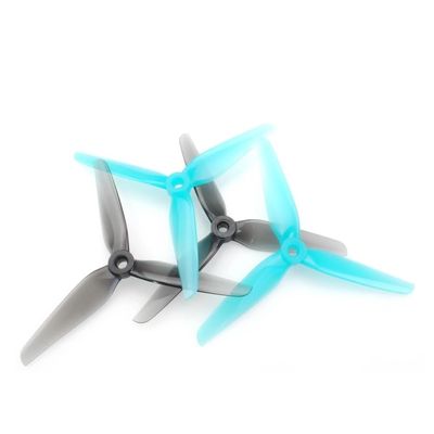 10 Pairs/20 Pieces For R38 Propellers 5.1 Inch 3 Impellers 2CW 2CCW Polycarbonate RC FPV Racing Drone(10 pairs Grey)